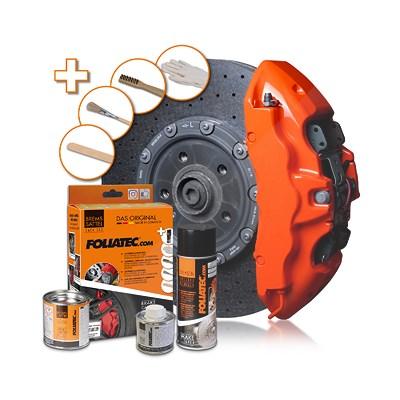 Foliatec Bremssattellack Komplettset für 4 Bremssättel flame orange [Hersteller-Nr. 2167] Image