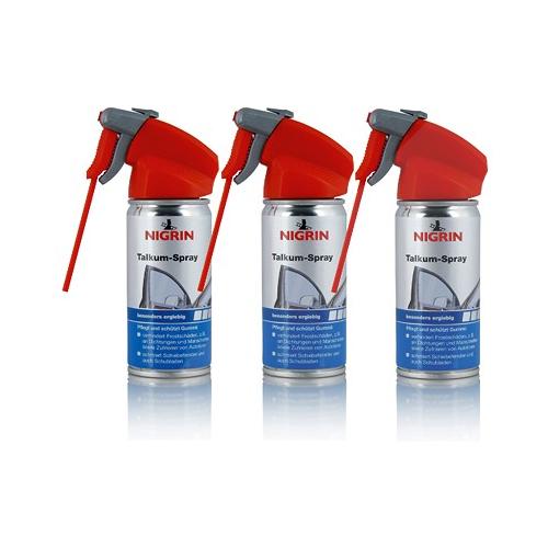 Nigrin 3x 100ml Talkum-Spray [Hersteller-Nr. 72255]