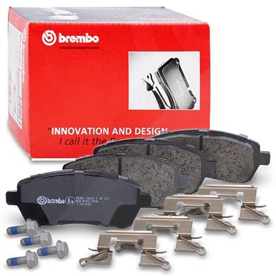 Brembo Bremsbelagsatz Vorderachse [Hersteller-Nr. P24072] für Ford, Mazda Image