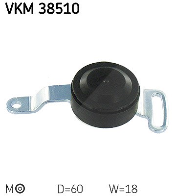 Skf Spannrolle, Keilrippenriemen [Hersteller-Nr. VKM38510] für Smart Image