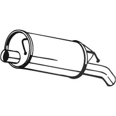 Bosal Endschalldämpfer [Hersteller-Nr. 105-137] für Audi Image