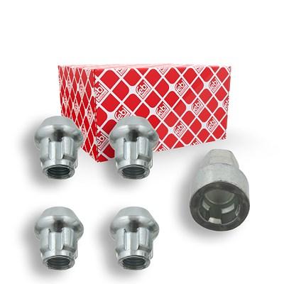 Febi Bilstein Radmutter Kegelbund M12x1.5 SW19 [Hersteller-Nr. 27057] für Chevrolet, Citroën, Daewoo, Ford, Hyundai, Lexus, Mazda, Mitsubishi, Opel, P Image