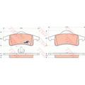 Trw Bremsbelagsatz, Scheibenbremse [Hersteller-Nr. GDB4127] für Jeep