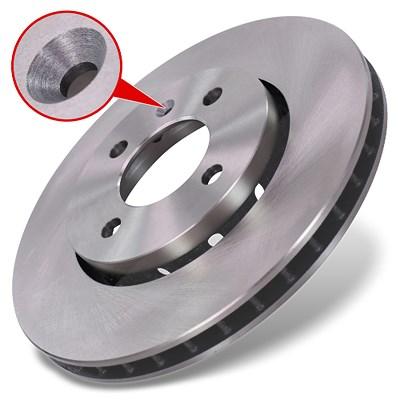 Atec Bremsscheibe Vorderachse Belüftet [Hersteller-Nr. DF6252] für Seat, Skoda, VW Image