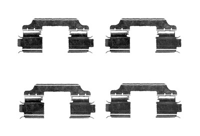 Bosch Zubehörsatz, Scheibenbremsbelag [Hersteller-Nr. 1987474667] für Mercedes-Benz, BMW Image