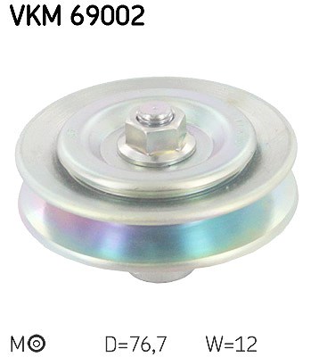 Skf Spannrolle, Keilriemen [Hersteller-Nr. VKM69002] für Isuzu Image