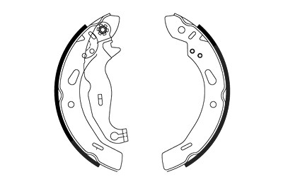 Trw Bremsbackensatz [Hersteller-Nr. GS8814] für Ford Image