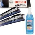 Bosch Wischerblatt AR728S+Anti Frost Reiniger für Alfa Romeo, Alpina, BMW, Cadillac, Chevrolet, Chrysler, Dodge, Fiat, Ford, Gm Korea, Honda, Isuzu, J