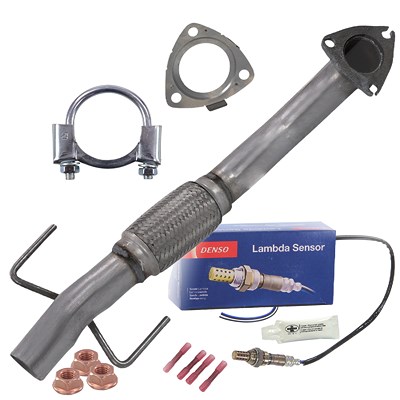 Bestprice Set Abgasrohr inkl. Montagematerial +Diagnosesonde [Hersteller-Nr. 34007879] für Opel Image