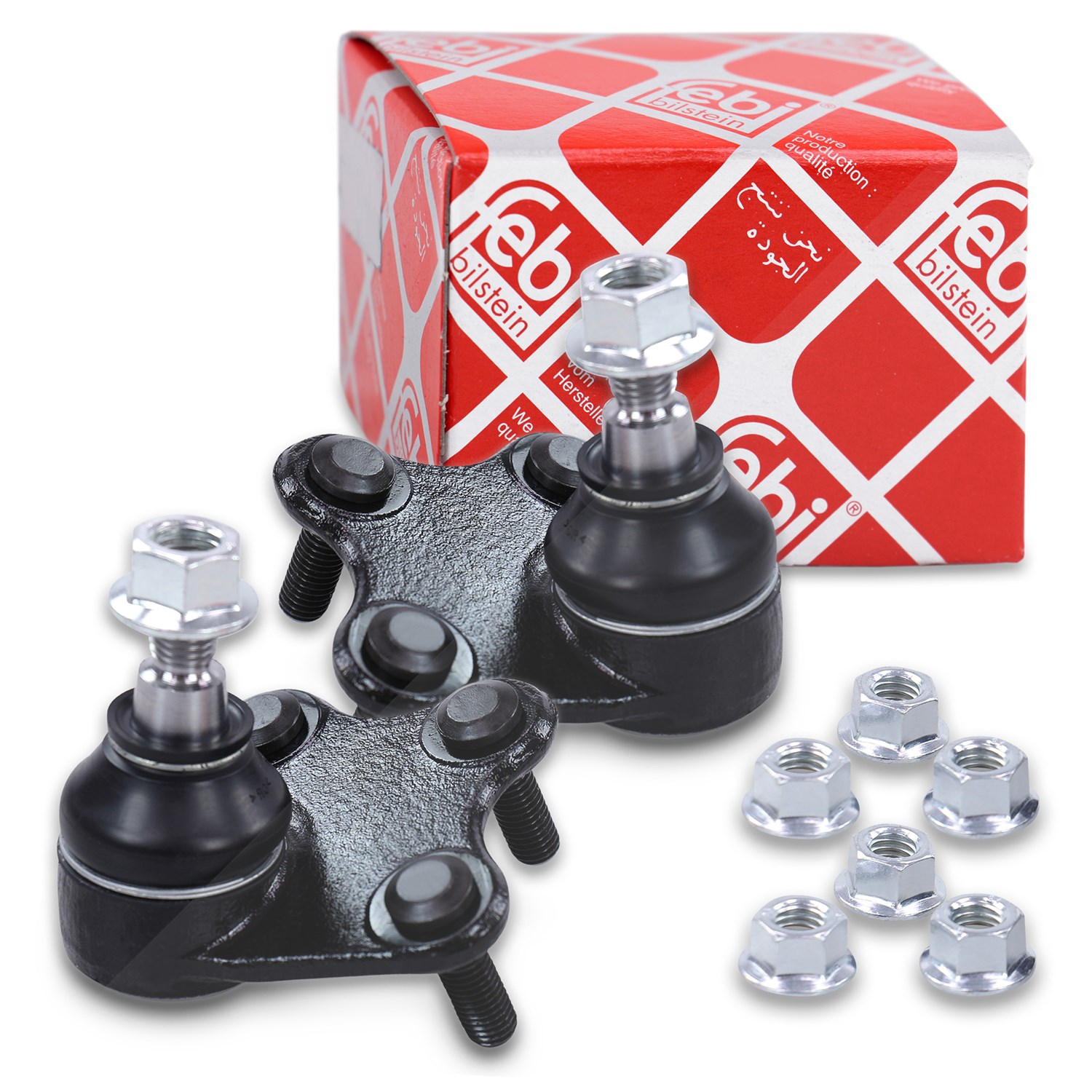 Febi Bilstein 2x Trag-/Führungsgelenk [Hersteller-Nr. 40192230] für Skoda, Seat, Audi, VW Image