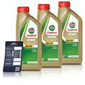 Castrol 3x 1 L EDGE 5W-30 M + Ölwechsel-Anhänger [Hersteller-Nr. 15BF68]