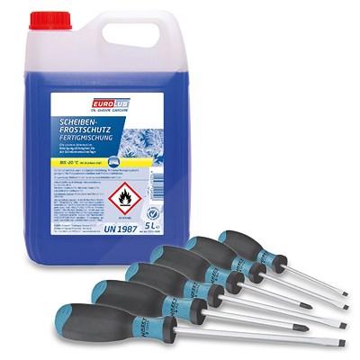 Eurolub 5 L Scheibenfrostschutz + Schraubendreher-Satz [Hersteller-Nr. 10012450] Image