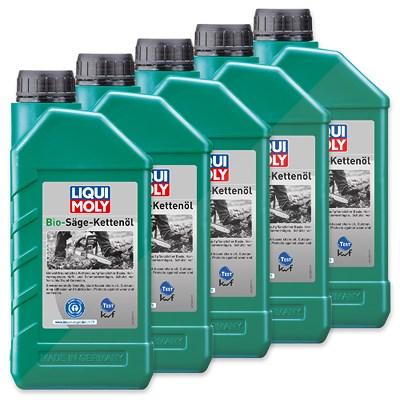 Liqui Moly 5x 1 L Bio Säge-Kettenöl [Hersteller-Nr. 1280] Image