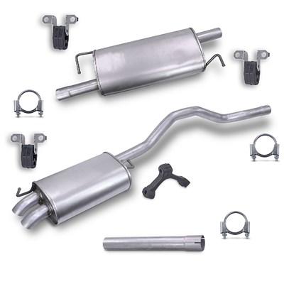 Bestprice Schalldämpfer Set + Montagematerial (Radstand 3400 mm) für VW Image
