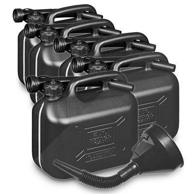 Proplus 5x Benzinkanister 5L Kunststoff UN-geprüft + Trichter Image