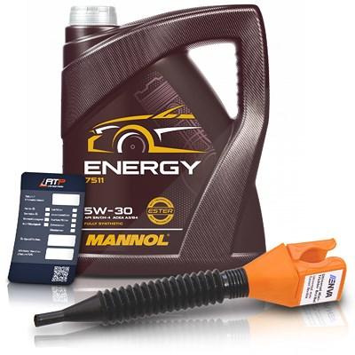 Mannol 5L Energy 5W-30 + Ölwechselanhänger + Trichter [Hersteller-Nr. MN7511-5] Image