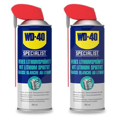 Wd-40 2x 400ml Weißes Lithiumsprühfett [Hersteller-Nr. 49390/25NBA] Image