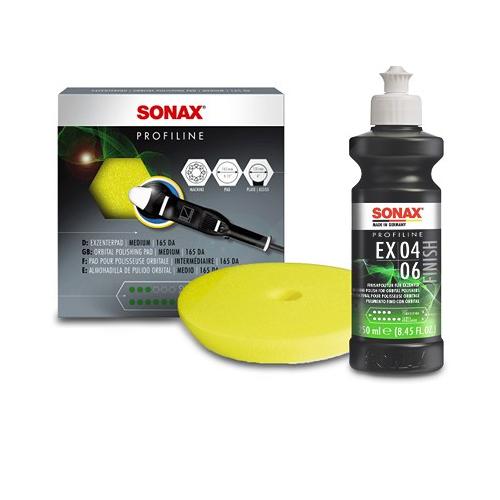 Sonax 1x 250ml PROFILINE Poliermittel EX 04-06+Exzenterpad (medium) 165 [Hersteller-Nr. 02421410]