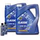 Mannol 2x 5 L CLASSIC 10W-40 Motoröl + 2x 250 ml Oil Leak Stop [Hersteller-Nr. MN7501-5]