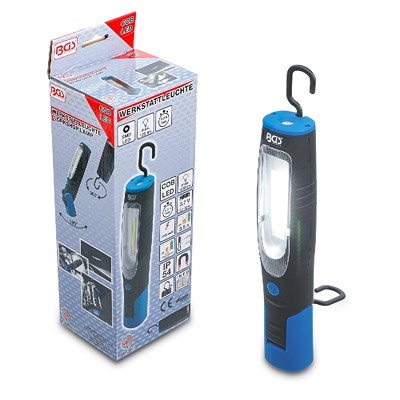 Bgs COB-LED-Werkstattleuchte mit Magnet und Haken [Hersteller-Nr. 85345] Image