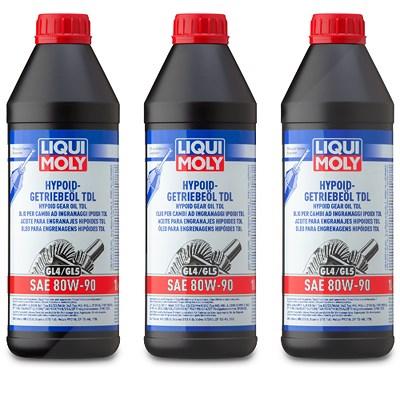 Liqui Moly 3x 1 L Hypoid-Getriebeöl (GL4/5) TDL SAE 80W-90 [Hersteller-Nr. 20645] Image
