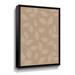 Winston Porter Leaves in Sand - Graphic Art Canvas in Brown/Gray | 10 H x 8 W x 2 D in | Wayfair B77C87692B7445559278DDDC30366A3F