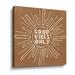 Trinx Good Vibes Only - Graphic Art Canvas in Brown/White | 10 H x 10 W x 2 D in | Wayfair E90552CA9AB24DA3A7053710723BD133