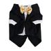 YUANHUILI Polyester Dog Tuxedo Pets Formal Clothes Puppy Wedding Costumes Daily Wear (L)