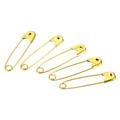 Uxcell Safety Pins 0.87 Inch Nickle Plated Small Sewing Pins Gold Tone 200Pcs