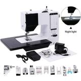 VIFERR Portable Sewing Machine for Beginners with 38 Stitch Applications - Small Sewing Machine with Dual Speed Reverse Stitching and Foot Pedal- Easy to Use Electrical Sew Machine