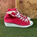 Converse Shoes | Converse All Star Chuck Taylor Wedge Sneakers Shoes Women’s 10 | Color: Red | Size: 10