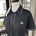 Adidas Tops | Adidas Golf Ladies Black & White Short Sleeve Performance Golf Shirt - Sz Med | Color: Black/White | Size: M