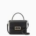 Kate Spade Bags | Kate Spade Reegan Top Handle Leather Box Satchel Crossbody Bag, Black Nwt | Color: Black | Size: Os