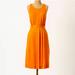 Anthropologie Dresses | Anthropologie Postcard Orange Dress | Color: Orange | Size: 14