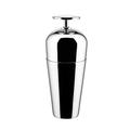 Alessi The Tending Box GIA26 - Parisienne Design Cocktail Shaker, with One Lower and One Upper Glass with Knob, in 18/10 Stainless Steel, 50 cl