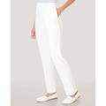 Blair Women's Essential Knit Pull-On Pants - White - SPS - Petite Short