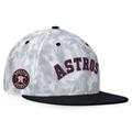 Men's Fanatics Branded Black/White Houston Astros Smoke Dye Fitted Hat