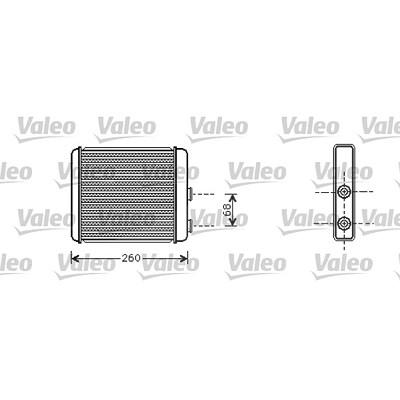 Valeo Wärmetauscher, Innenraumheizung [Hersteller-Nr. 812285] für Opel, Vauxhall Image