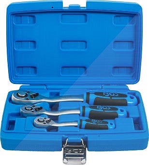 Bgs Umschaltknarren-Satz - feinverzahnt - 1/4 - 3/8 - 1/2 - 3-tlg. [Hersteller-Nr. 621] Image