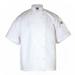 Chef Revival J005-2X Knife & Steel Poly Cotton Blend Chef Jacket, Short Sleeve, 2X, White