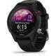 Garmin Forerunner 255S Music GPS-Uhr (Größe One Size, schwarz)