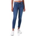 7 For All Mankind Damen The Ankle Skinny Bair Eco Jeans, Mid Blue, 32W / 32L EU