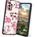 Compatible with Samsung Galaxy A72 5G Phone Case Cow-Print-Abstract-Art-Black-White-Pink-Cute34 Case Men Women Flexible Silicone Shockproof Case for Samsung Galaxy A72 5G