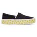 TOMS Women's Black Daisies Fenix Platform Slip-On Sneakers Shoes, Size 7