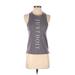 Nike Active Tank Top: Purple Activewear - Women's Size X-Small