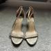 Jessica Simpson Shoes | Jessica Simpson Gold Metallic Heels Never Worn Size 8 | Color: Gold | Size: 8