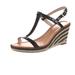 Kate Spade Shoes | Kate Spade Patent Leather T Strap Sandals | Color: Black/Tan | Size: 9