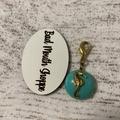 Anthropologie Jewelry | *Anthropologie The Collector's Charm Ocean Turquoise Gold Seahorse | Color: Blue/Gold | Size: Os