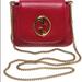 Gucci Bags | Guccipebbled Calfskin Small1973 Chain Shoulder Bag | Color: Cream/Red | Size: Mm