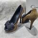 Jessica Simpson Shoes | Jessica Simpson Platform Heels Size 4 Peeptoe | Color: Green | Size: 4
